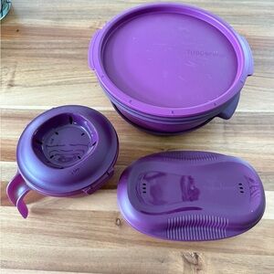 Tupperware Purple Microwave Bundle